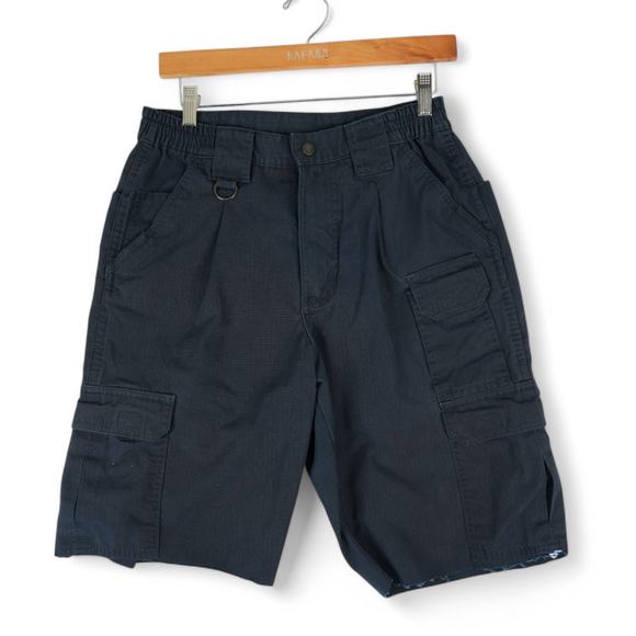 Propper Tactical Utility Cargo Cut Off Shorts Mens 30x11 Blue Measures 28x11 - Picture 1 of 7